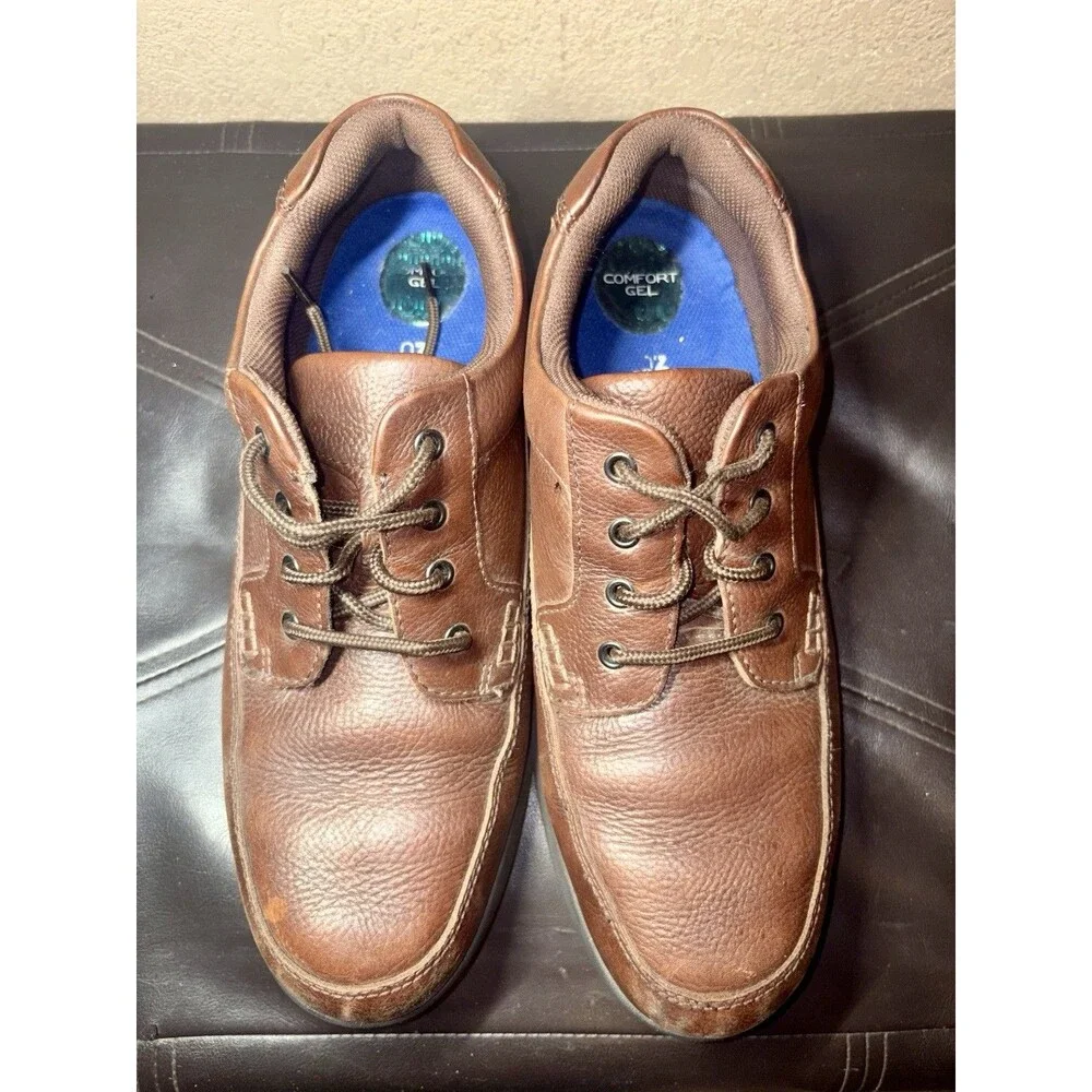 Nunn Bush Comfort Gel Memory Foam Brown Lightweight Shoes 84694 Sz 13M Lace-up